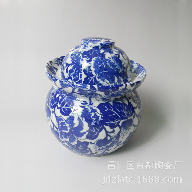Ceramic Kimchi Jar Pickled Vegetables Bean Curd Jar Food Packaging Jar Custom Manufacturer