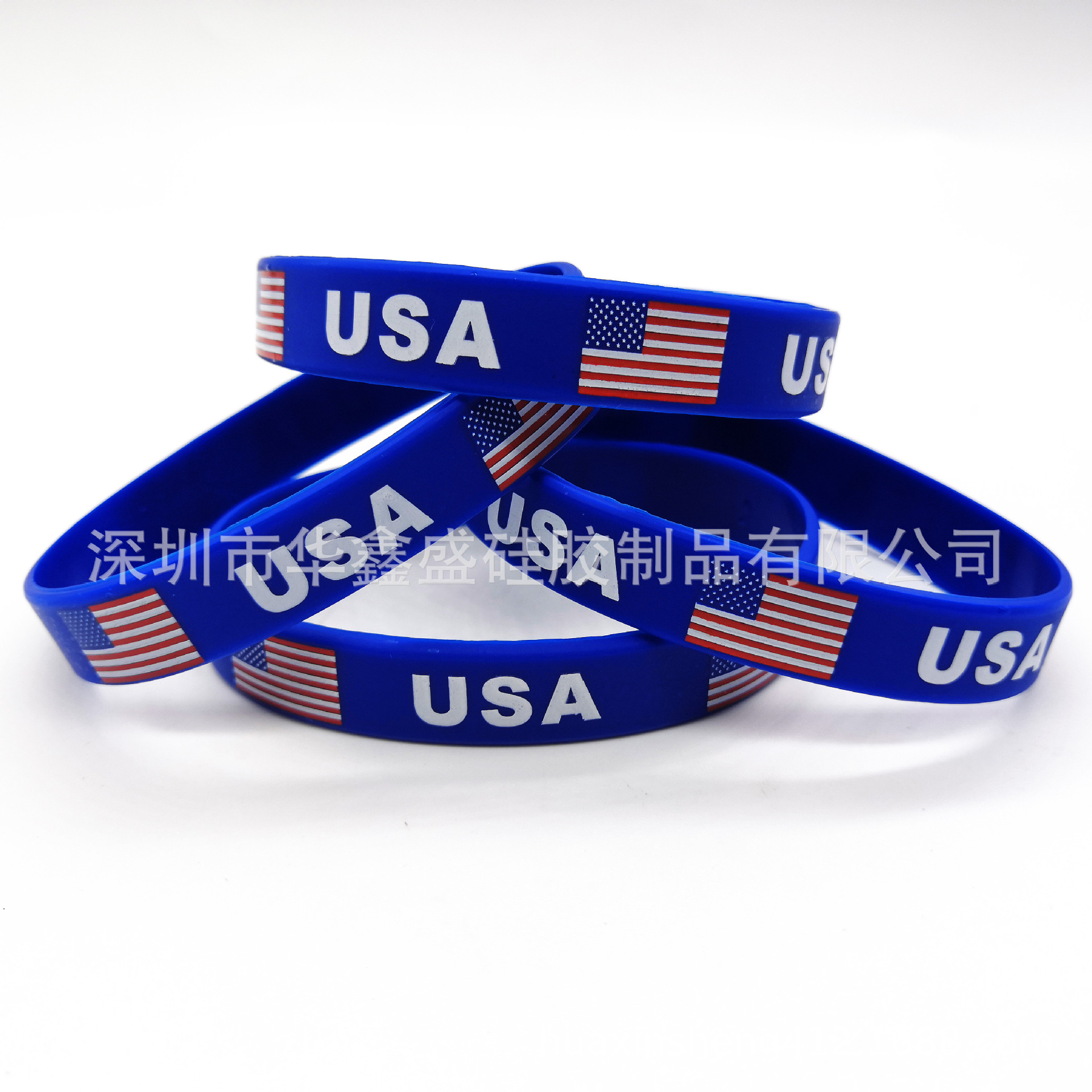 USA American Flag Silicone Bracelet Wholesale zuo4th OF JULY Independence Day Party Holiday Wristband