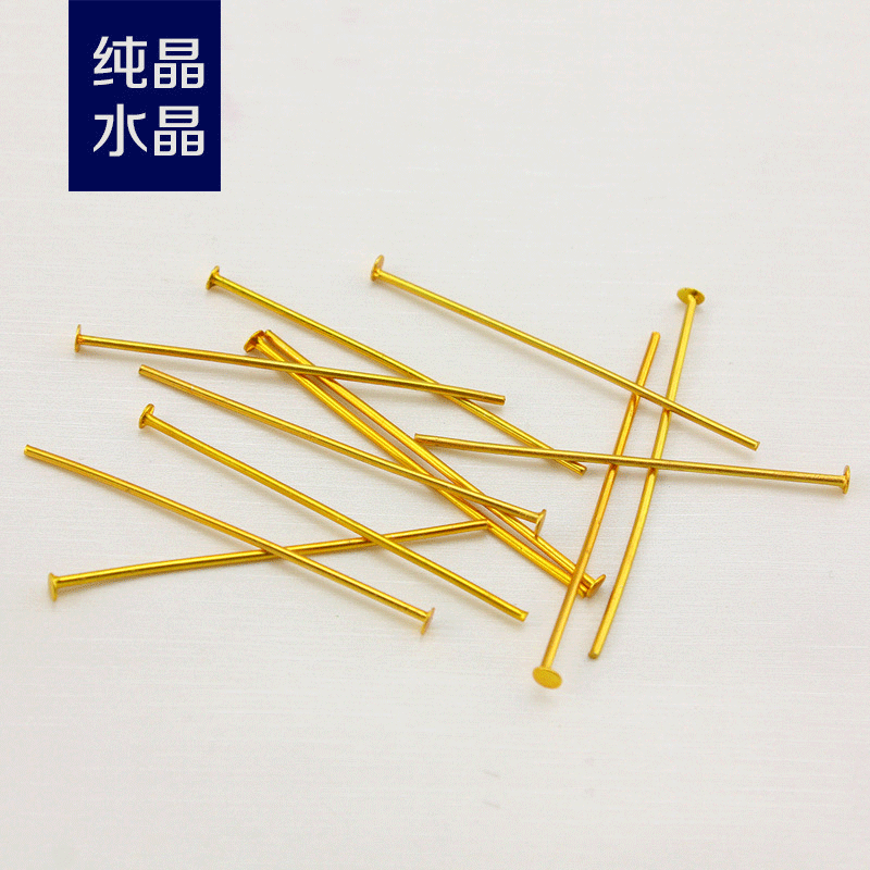 Wholesale Furniture Hardware metal lighting accessories curtain accessories wholesale fishhook Gold Silver big head copper needle iron ring