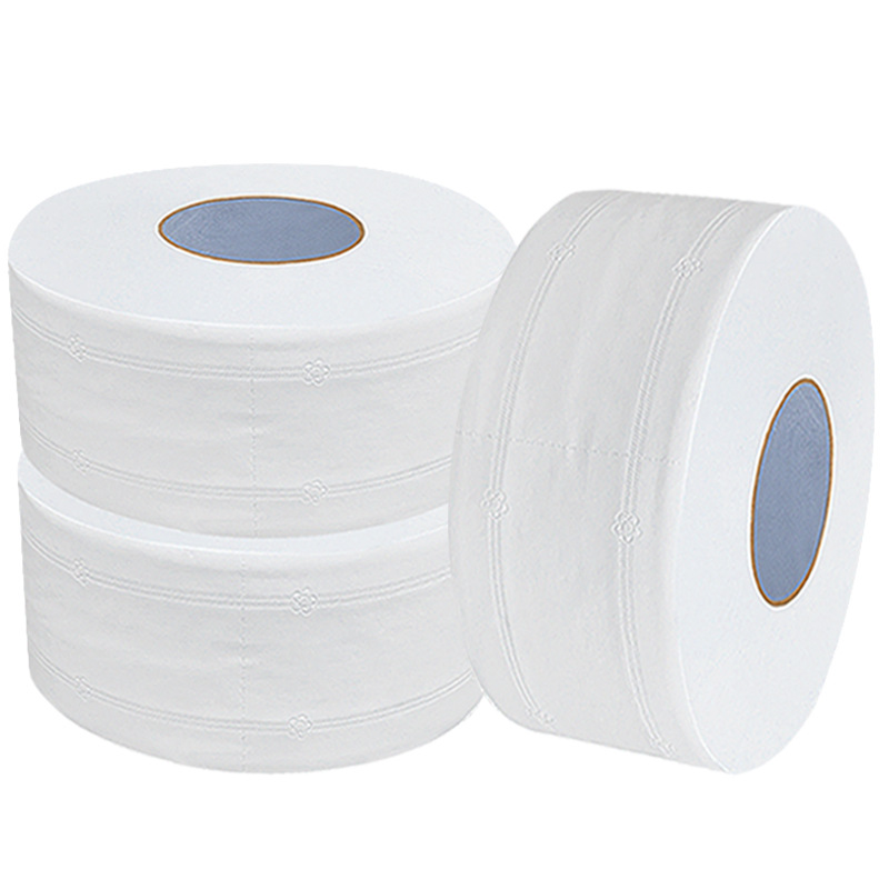 Large roll paper toilet paper toilet paper household hotel commercial large plate paper toilet tissue roll paper full box wholesale 12 rolls