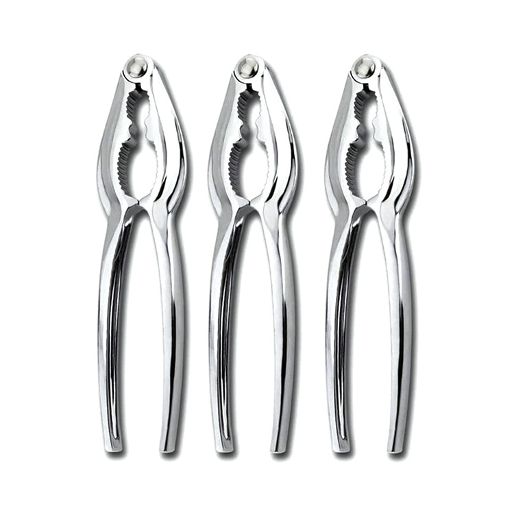 Overseas Hot-Selling Manufacturer Supplies 9-Piece Set of Shrimp and Crab Tools, Stainless Steel Crab Needles, Double Tableware with Storage Bag