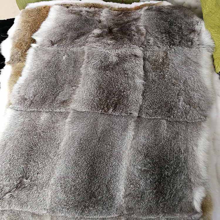 Source Factory Direct Sales Whole Rabbit Fur Blanket Clothing Liner Fabric Rabbit Skin Mattress