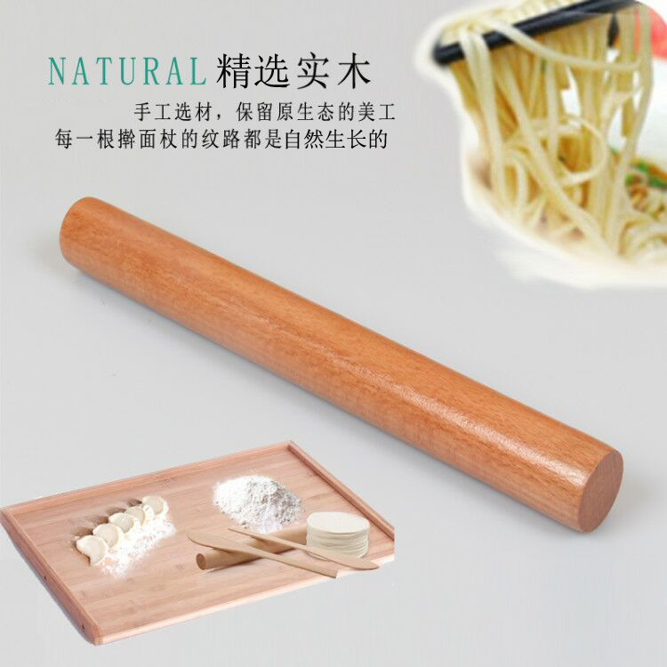 Rolling Pin Solid Wood Rolling Pin Beech Wood Baking Tool Wooden Rolling Pin Rolling Pin Pressing Pin Large and Small Roller