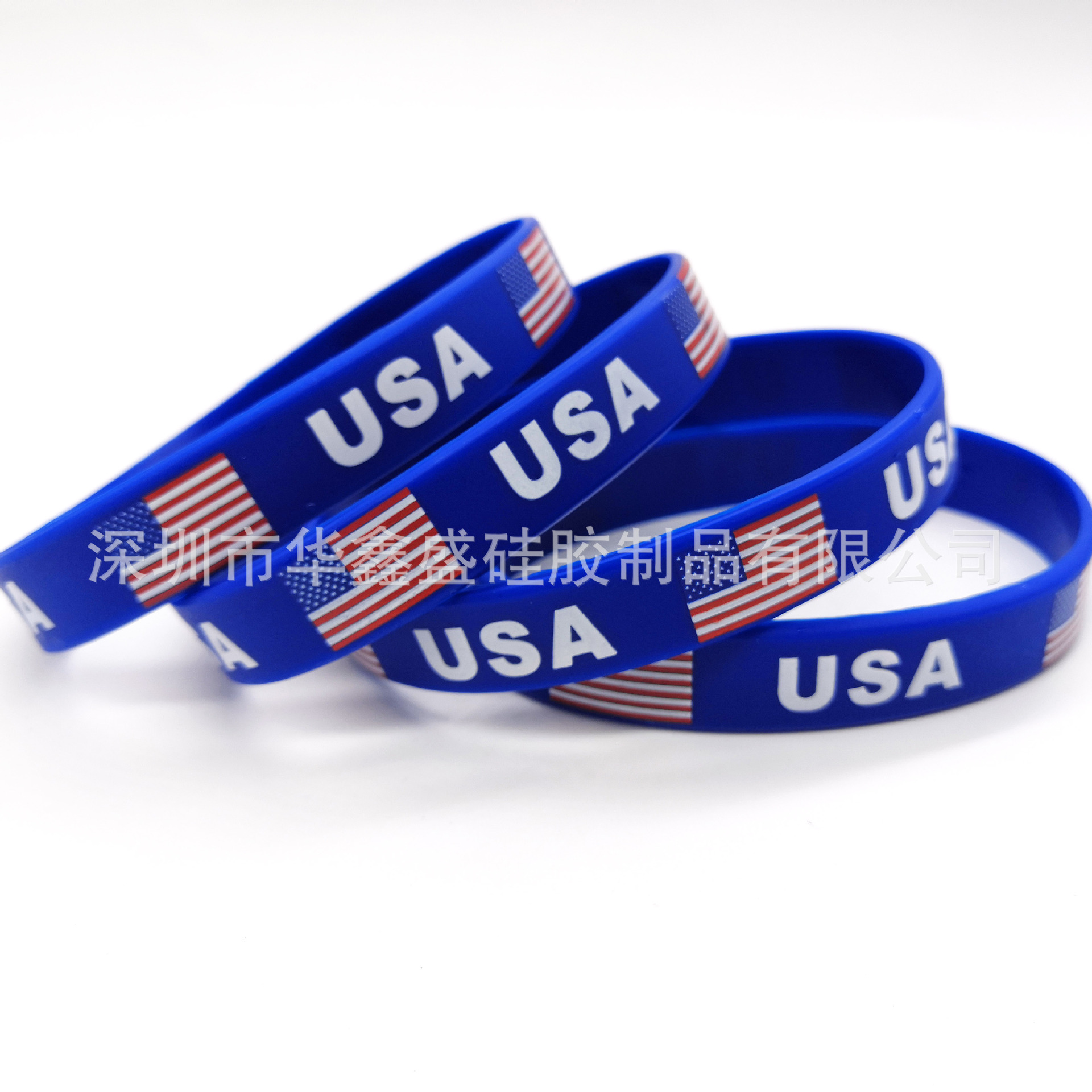 USA American Flag Silicone Bracelet Wholesale zuo4th OF JULY Independence Day Party Holiday Wristband