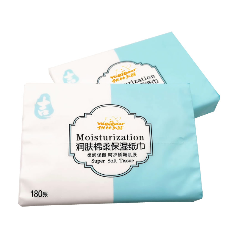 Ubi Bear Newborn Baby Special Baby Cloud Soft Tissue Moisturizing Soft Tissue 60 Pumps 36 Pack Gift Box Cream Paper