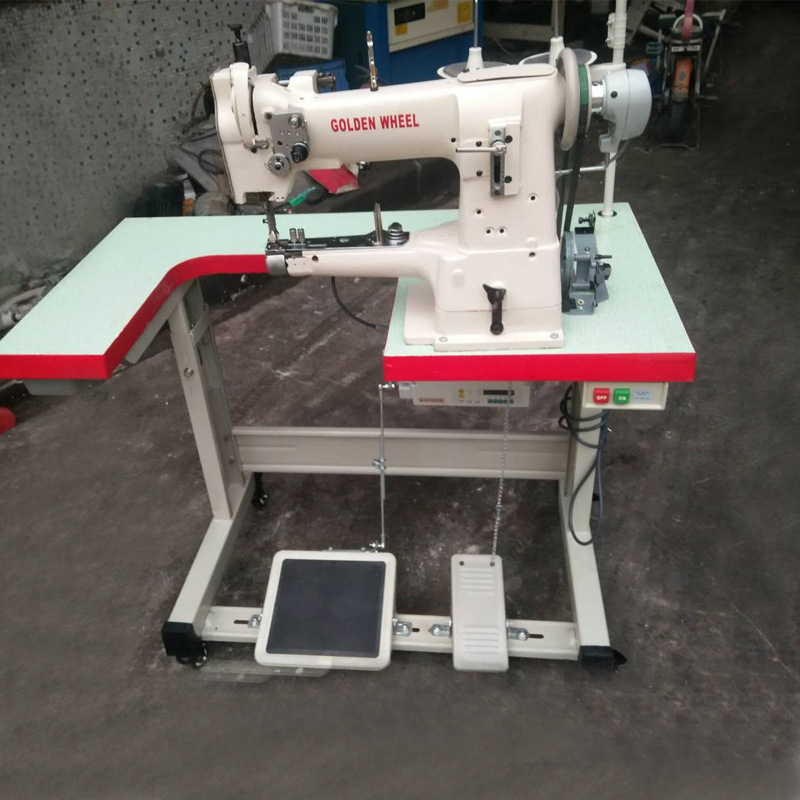 Special Offer Genuine Jinlun 335 Hemming Machine Shoe Box Leather Bag Single Needle Comprehensive Feeding Tube Type Universal Hemming Machine