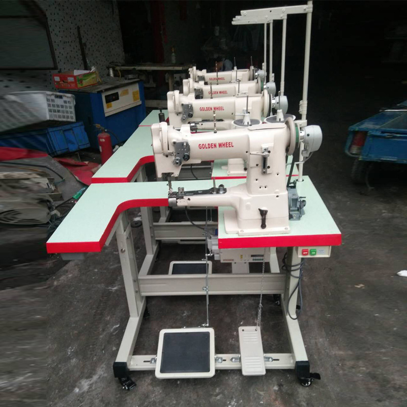 Special Offer Genuine Jinlun 335 Hemming Machine Shoe Box Leather Bag Single Needle Comprehensive Feeding Tube Type Universal Hemming Machine