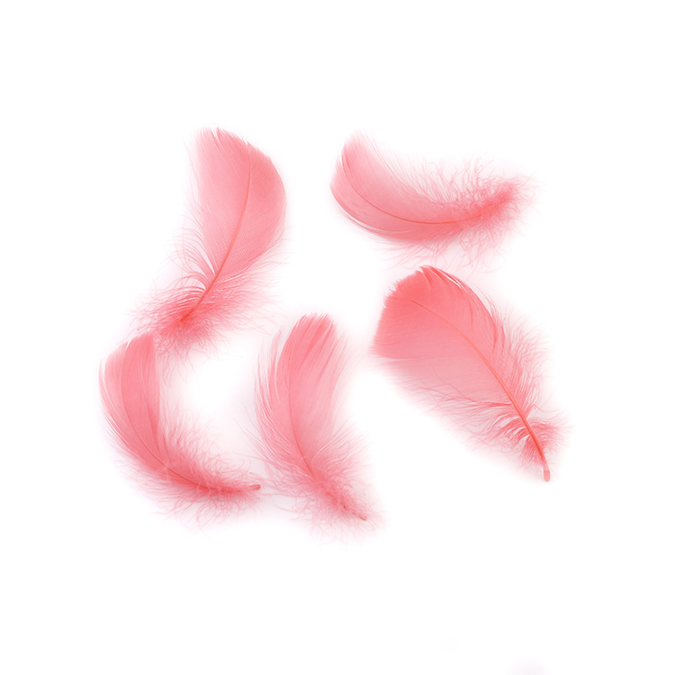 Handmade DIY Colorful Goose Feathers Small Floating Feathers for Clothing Decoration Wedding Bobo Ball Filling