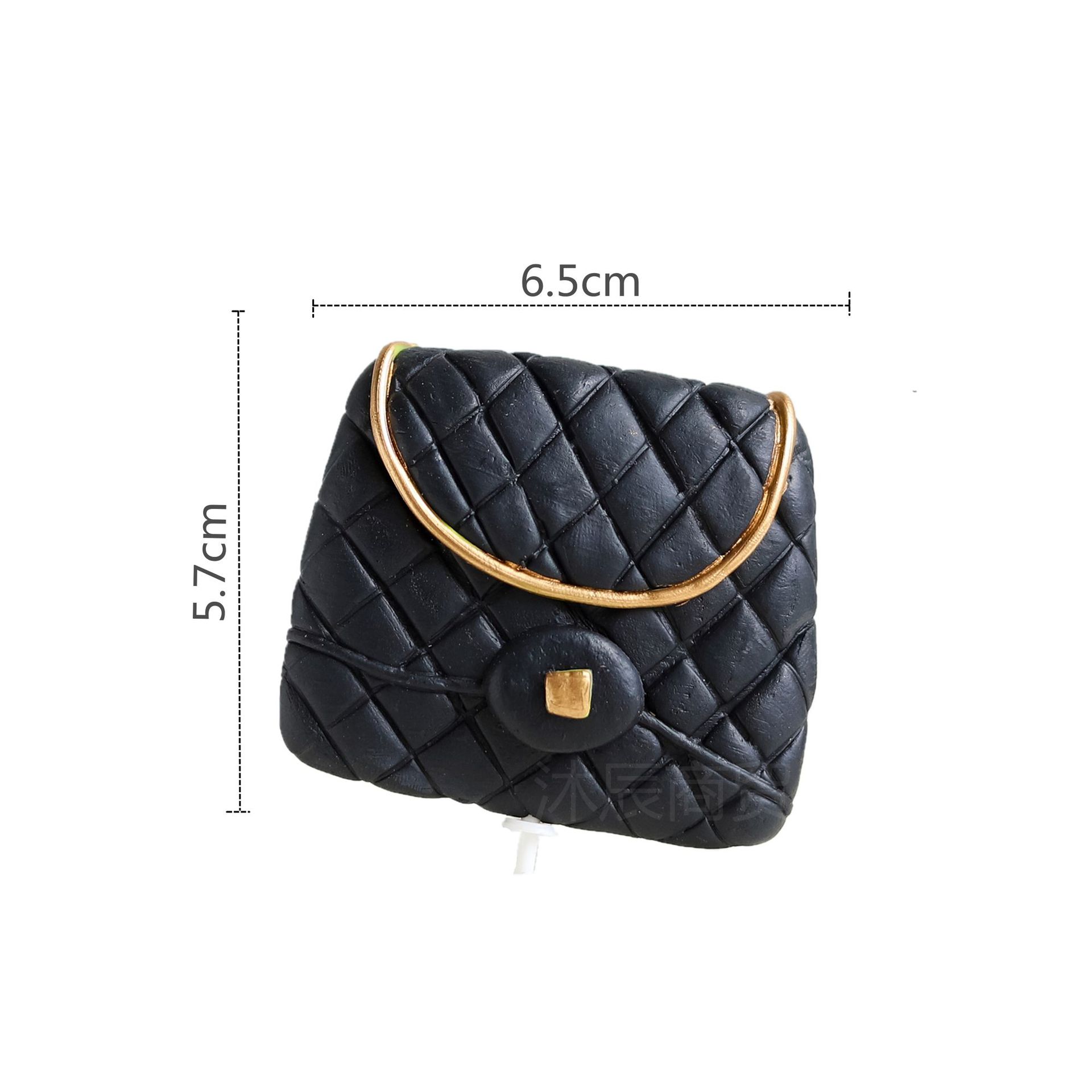 Baking Cake Decoration Soft Pottery Cosmetic Bag Lipstick Eye Shadow Cosmetic Perfumery Bottle Bow Goddess Plug-in