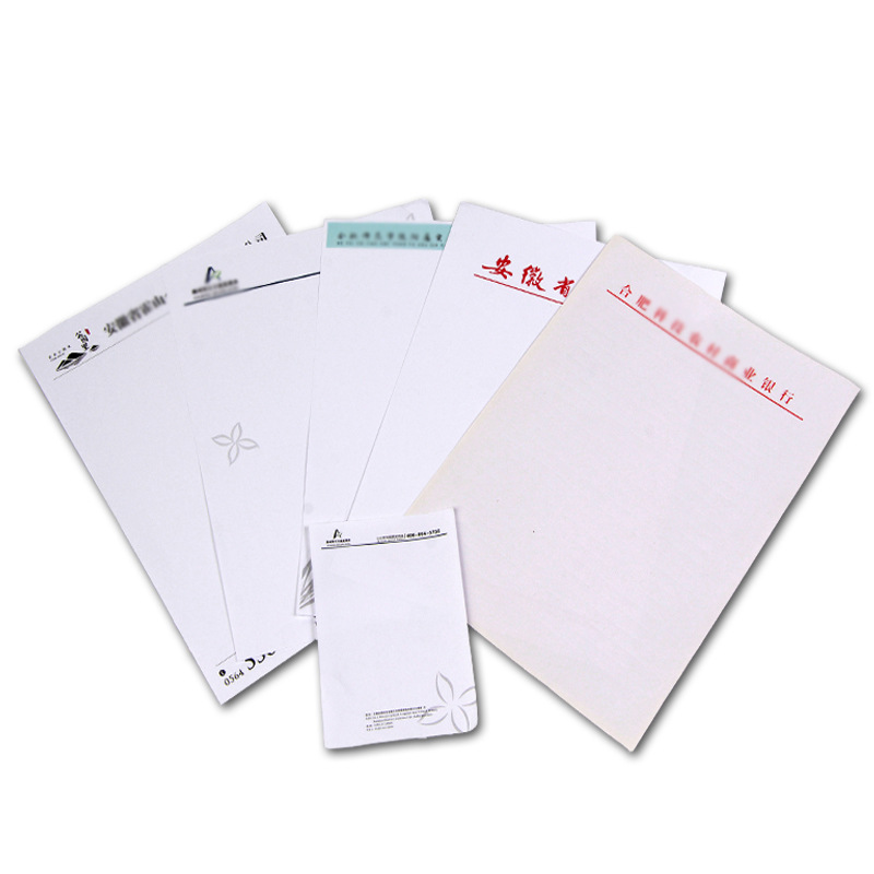 A4 Letterhead Printing Logo Note Paper Corporate Note Pad School Letterhead Document Handwritten Paper Draft Book