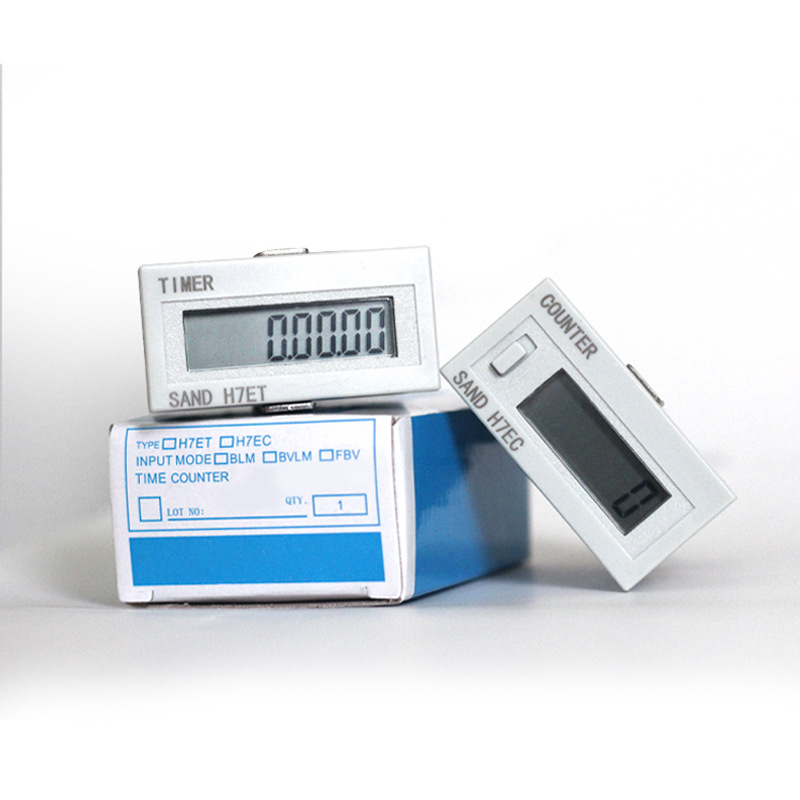 Counter electronic digital display timer industrial power-on timer punch automatic induction counter H7EC-BLM
