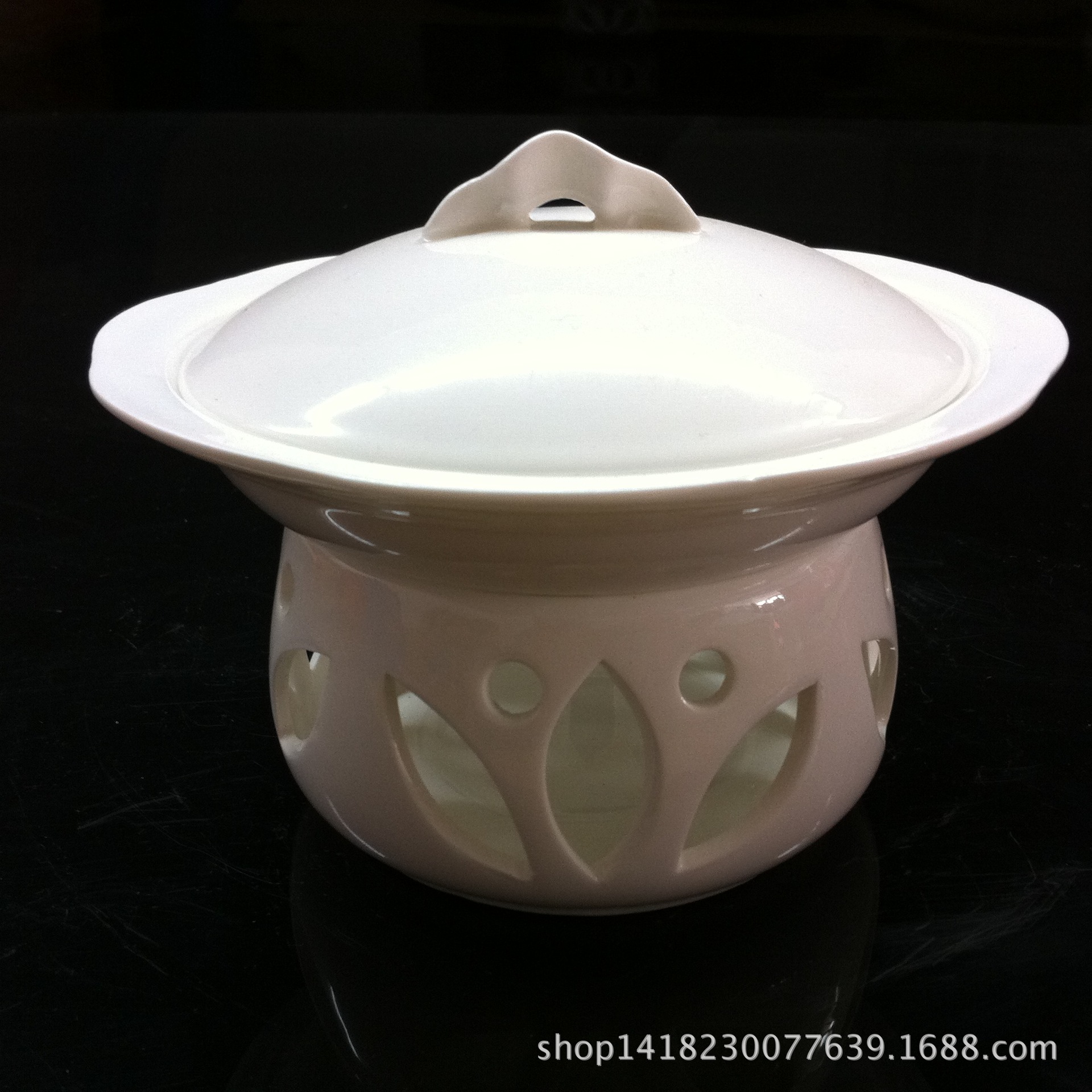 Керамическая кастрюля для рагу, водонепроницаемая, 6-7 дюймов, с маслом, алкогольная печь с логотипом