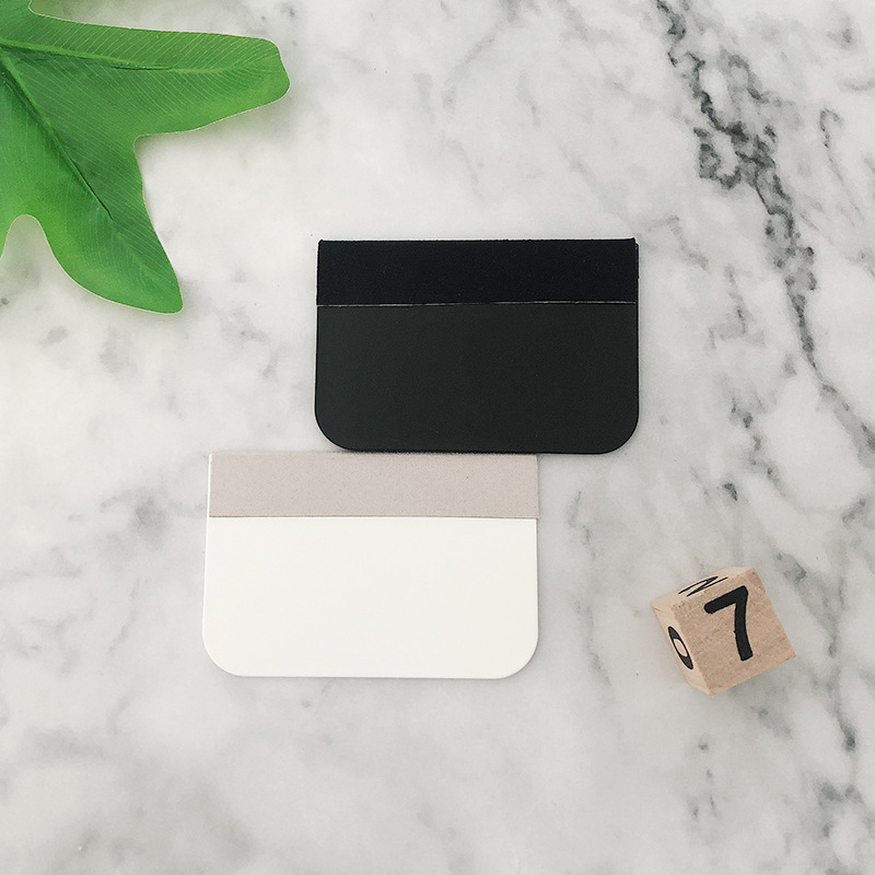 Wholesale Film Application Bubble Removal Handle Scraper Arc-Shaped Black Scraper Cardboard Scraper Film Application Tool