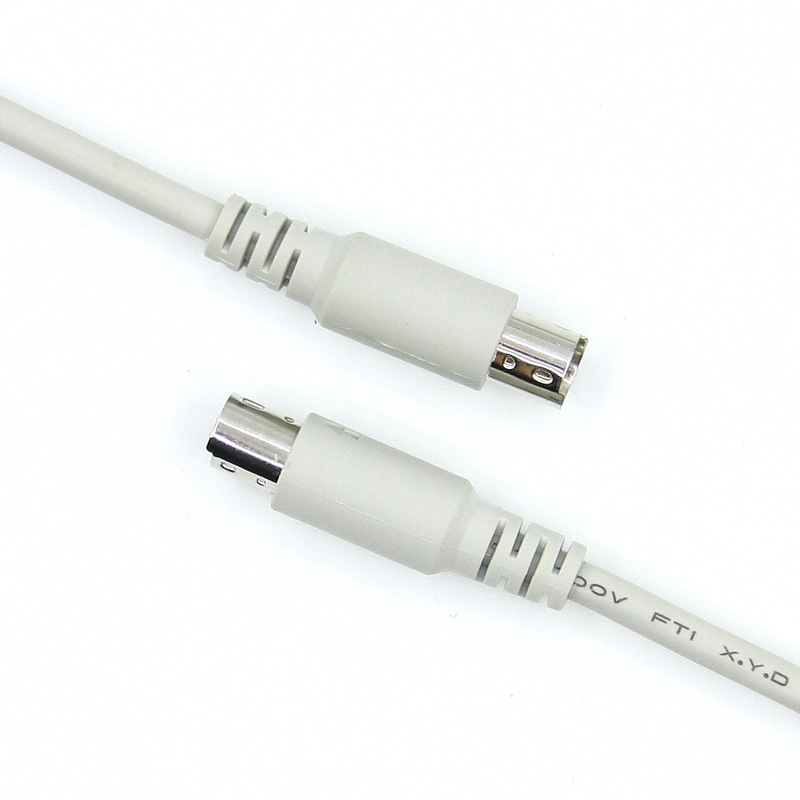 Round Head 8 needle line MD Data Cable 8 core VISCA pair 1.5 m Mitsubishi PLC equipment Universal line 8 for 8 needles