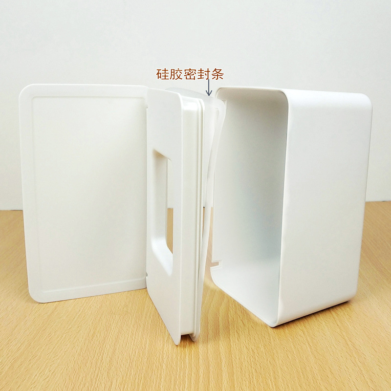 Spot Wet Tissue Box with Lid Paper Box Mask Box Storage Box Household Dust-proof Desktop Sealed Wet Tissue Box