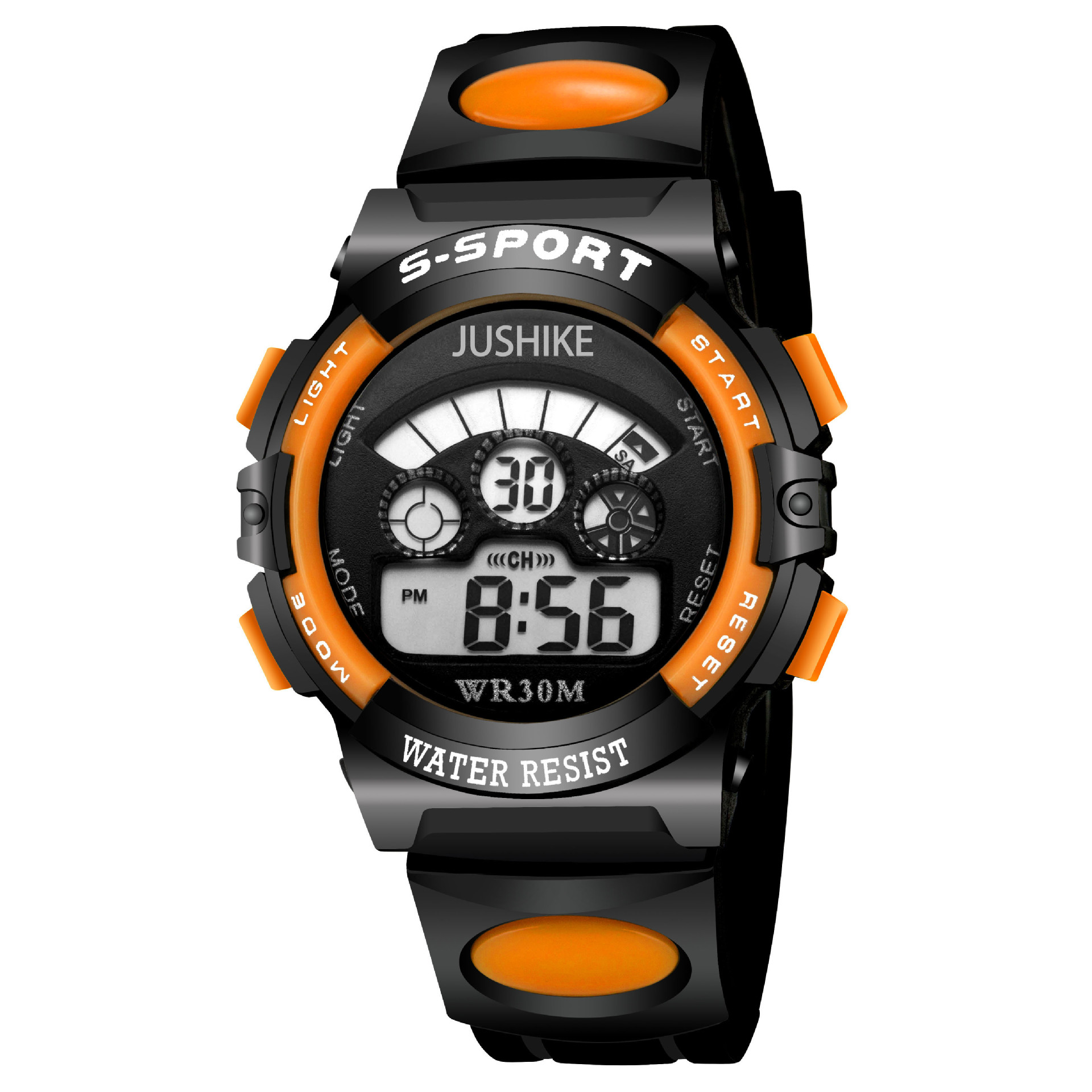 Children's student watch electronic watch calendar week alarm clock hour night light