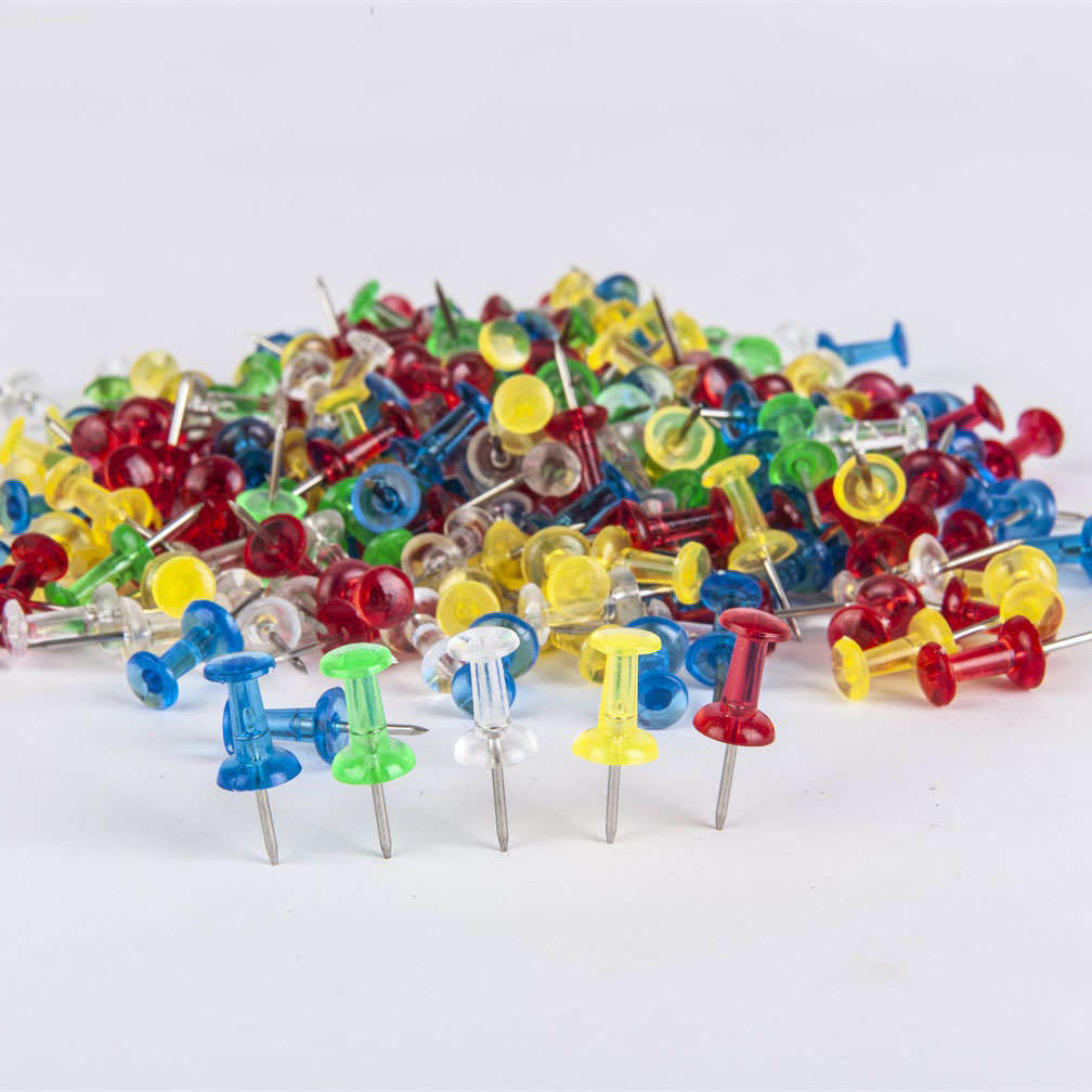 Factory supply I-shaped nails color transparent I-shaped nails American thumbtacks painting thumbtacks plastic I-shaped nails wholesale