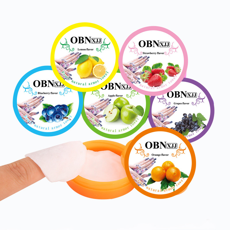 Новые одноразовые коробочные маникюрные полотенца оптом, фруктовый аромат