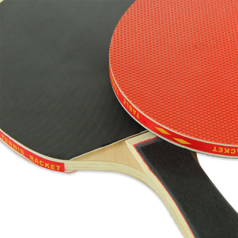 Factory direct table tennis racket training two three ball straight racket horizontal racket table tennis racket set