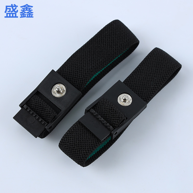 Factory Direct Sales Cordless Nail Buckle 3.5mm Buckle Anti-static Bracelet Rose Red Black Blue Wrist Strap