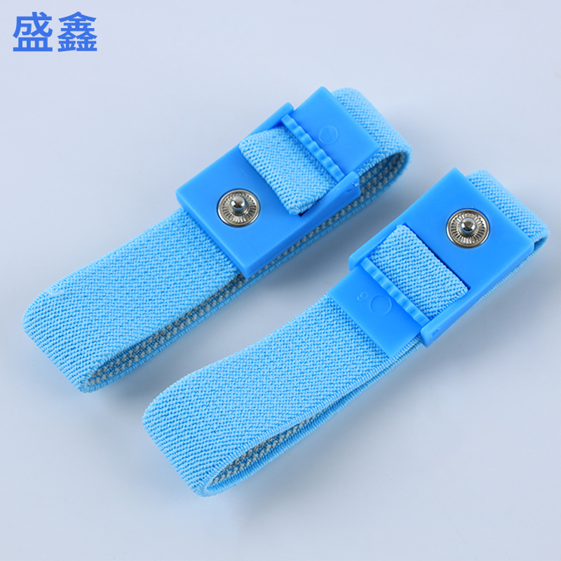Factory Direct Sales Cordless Nail Buckle 3.5mm Buckle Anti-static Bracelet Rose Red Black Blue Wrist Strap