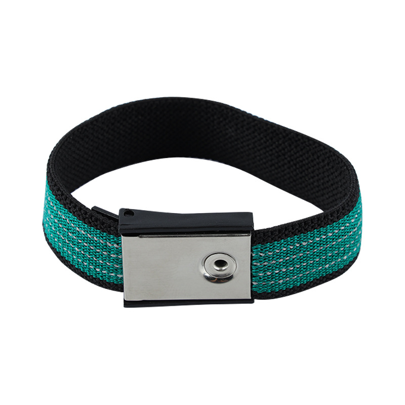 Factory Direct Sales Cordless Nail Buckle 3.5mm Buckle Anti-static Bracelet Rose Red Black Blue Wrist Strap