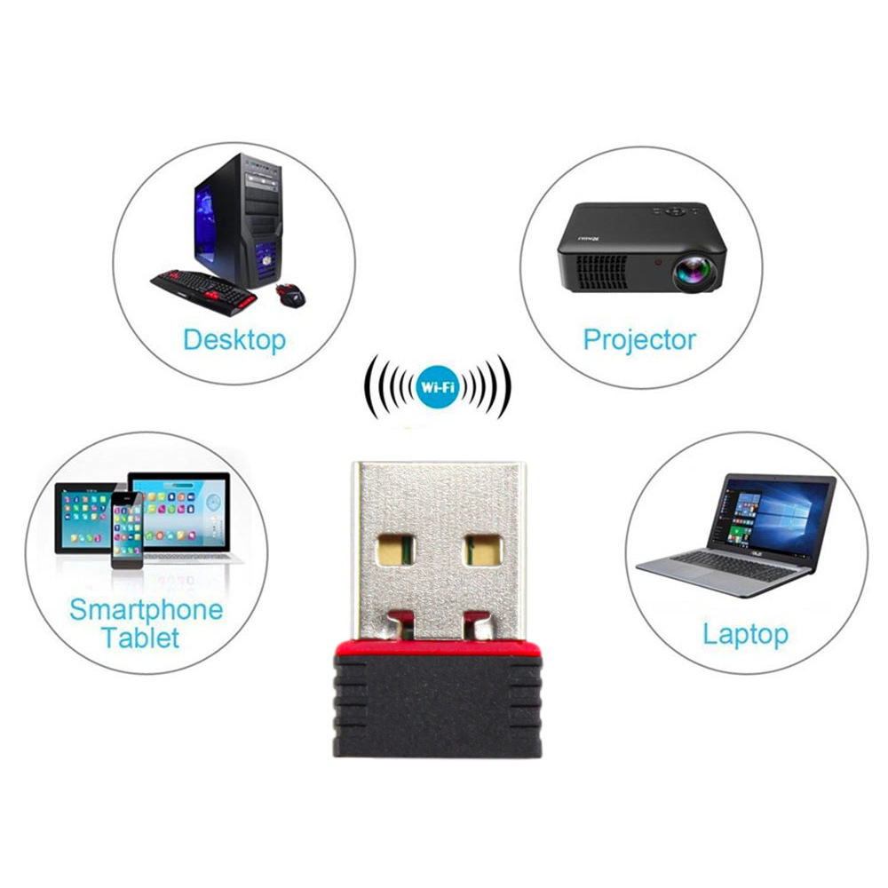 Wireless network card 150m desktop computer wireless wifi receiver USB mini transmitter 8818 wireless wifi