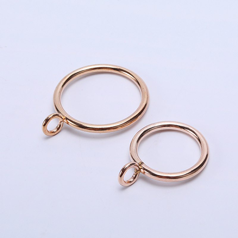 Manufacturers Stainless Steel Roman Ring Curtain Hook Ring Perforated Ring Shower Curtain Metal Hanging Ring Silencer Curtain Clip Accessories