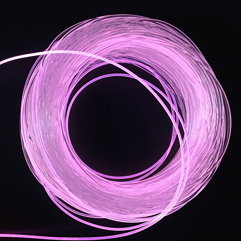 Factory supply 1mm1.5mm2.5mm3mm5mmLED soft optical fiber electronic light guide bar shell atmosphere light bar