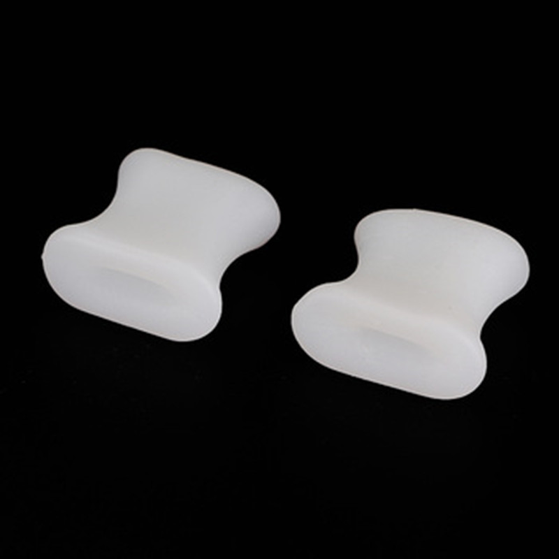 Защитный чехол для пальцев ног белый эластичный разделитель для мужчин и женщин, силиконовый корректор для пяти пальцев