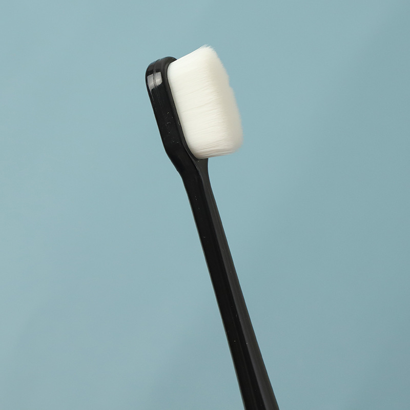 Black and White Pink Green Single Pack Creative Simple Ten Thousand Soft Hair Toothbrush Internet Red Day Ten Thousand Hair Toothbrush Soft Hair Toothbrush