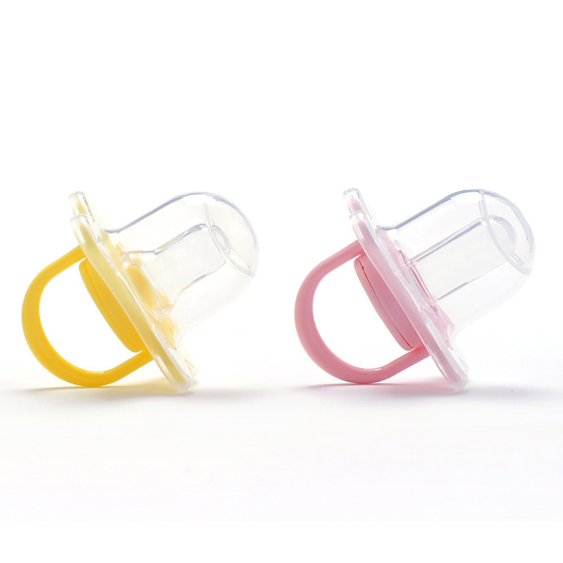 Baby play mouth pacifier newborn baby nano silver pacifier tooth gel imitation breast milk silicone pacifier factory outlet