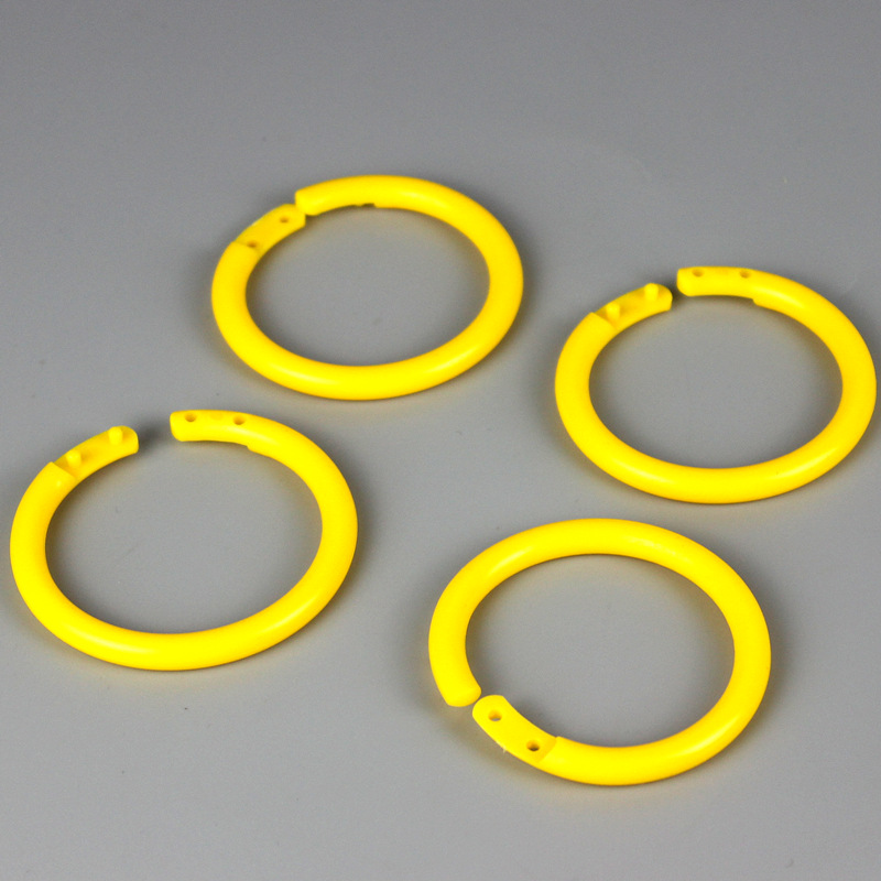 Production of loose-leaf ring loose-leaf ring plastic buckle ring plastic ring color binding ring clamp ring Open Book Ring