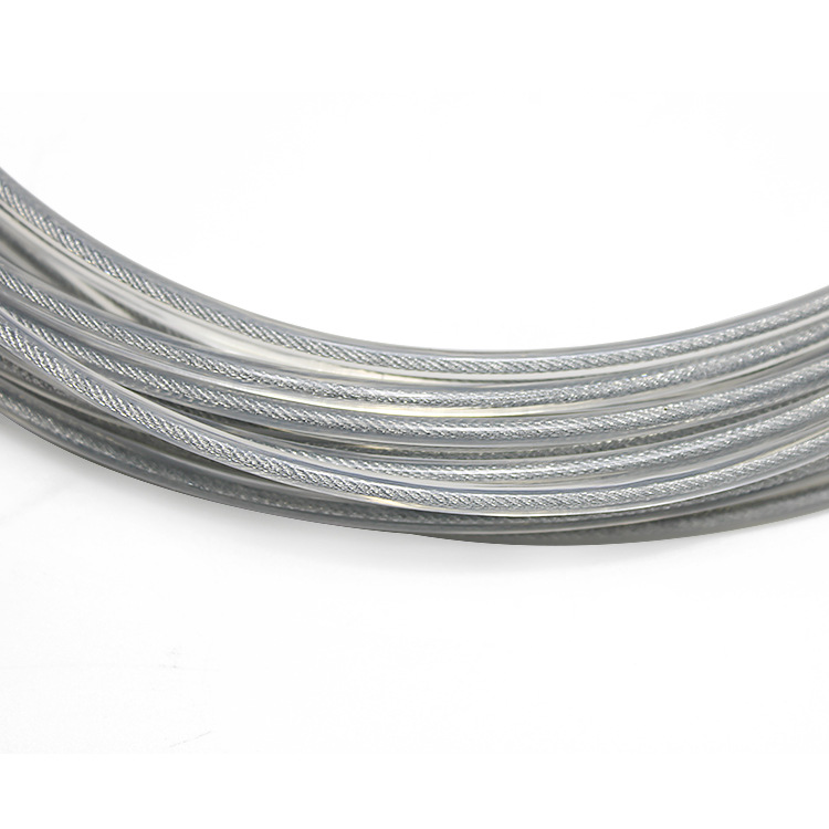 Factory Direct Sales Galvanized Plastic Coated Steel Wire Rope Colorful Stainless Steel Plastic Coated Steel Wire Rope Pvc/Nylon, Pu