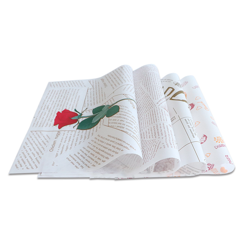 Disposable placemat takeaway placemat paper dinner paper menu waterproof oil-proof paper dinner plate disposable plate paper printing