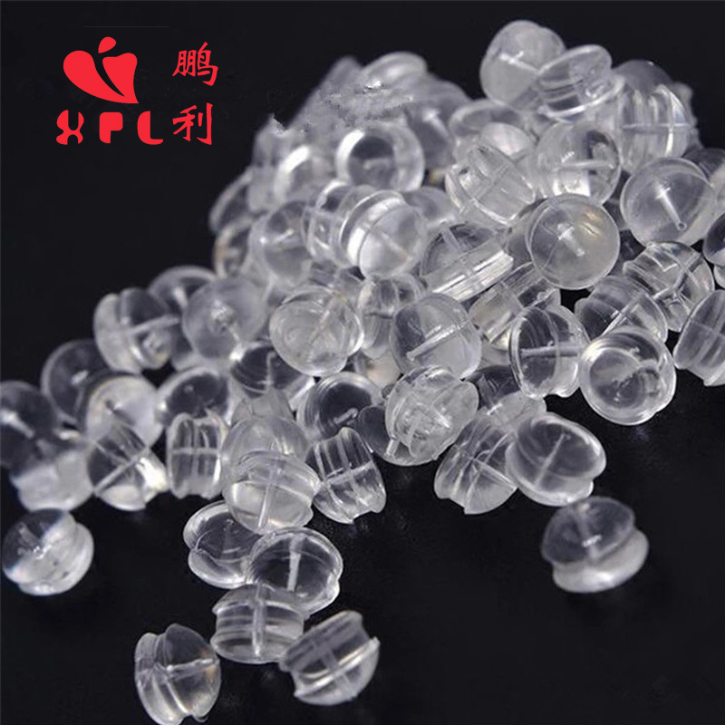 Ear jewelry accessories special simple transparent silicone ear plug DIY ear studs hamburger Ear Force factory direct sales