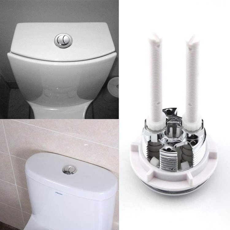 Cross-border toilet tank button 38mm double button switch round valve stem button water-saving toilet toilet accessories