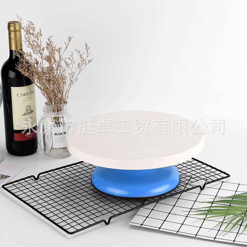 10 inch cake turntable DIY decorating turntable plastic cake turntable decorating cake turntable baking tool plastic