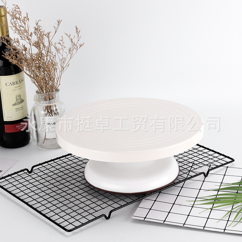 10 inch cake turntable DIY decorating turntable plastic cake turntable decorating cake turntable baking tool plastic