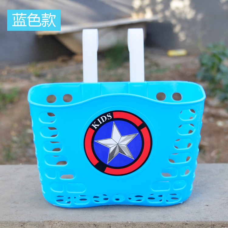 Передняя корзина для детского велосипеда, универсальная пластиковая корзина