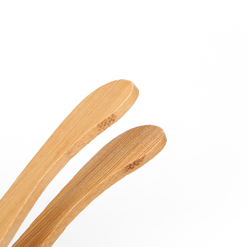 Bamboo Tea Tongs Tea Set Accessory Tea Ceremony Six Gentlemen Tweezers Tea Cup Special Clip Anti-Scalding Curved Clip Customizable with Logo