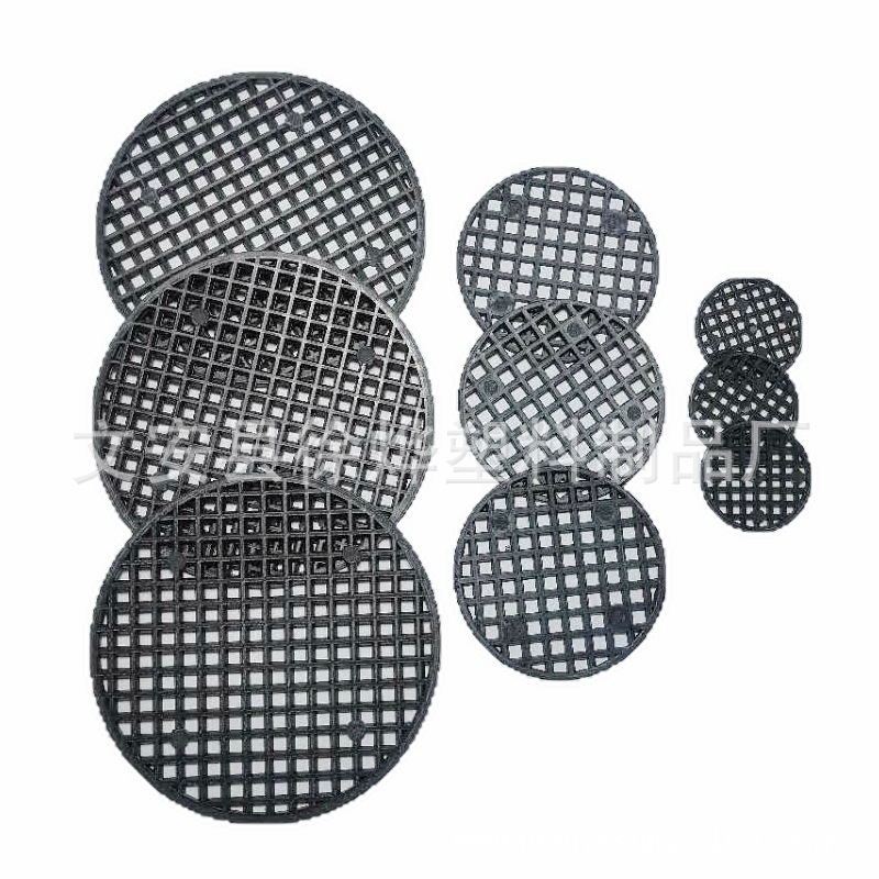 Прокладка для предотвращения утечки почвы для керамического цветочного горшка, дышащая, защищающая от насекомых, пластиковая круглая сетка