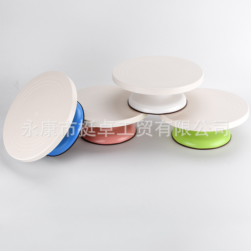 10 inch cake turntable DIY decorating turntable plastic cake turntable decorating cake turntable baking tool plastic