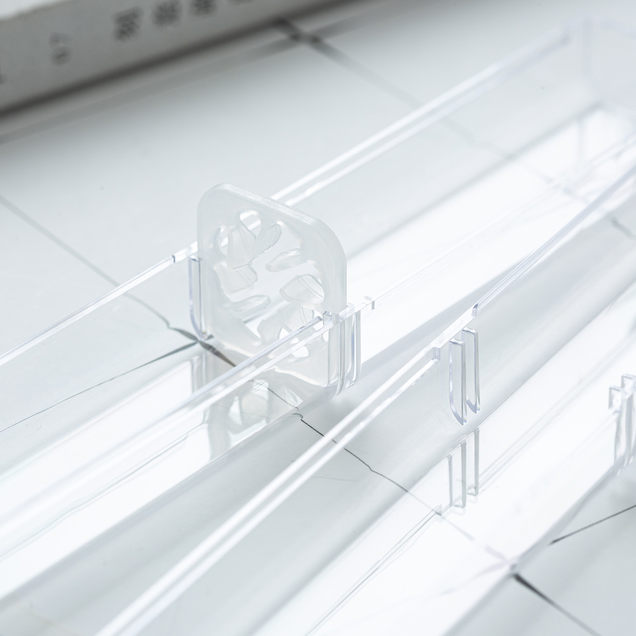 Full transparent pen case spot wholesale small square pen case square box printable quadrilateral crystal pen case