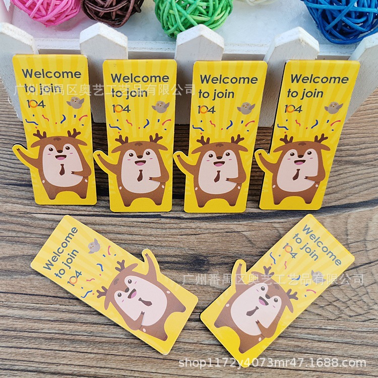 Фабричные оптовые индивидуальные креативные магнитные закладки для студентов, сложенные магнитные закладки, мягкие магнитные закладки