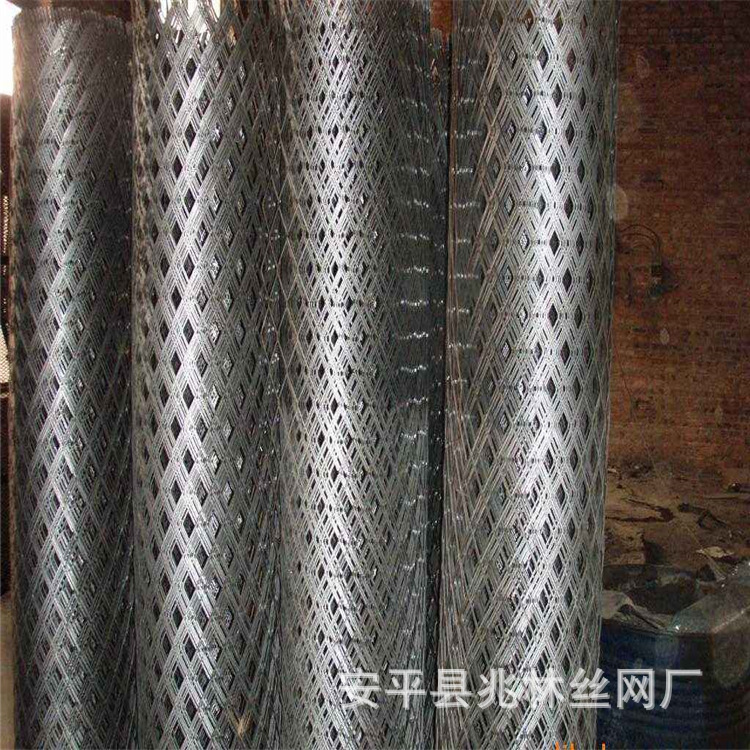 (Wire Mesh Manufacturer) Produces Customized Stretched Diamond-Shaped Galvanized Aluminum Steel Wire Mesh Stainless Steel Heavy Steel