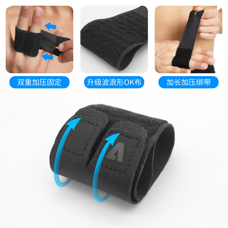 Finger Guard Manufacturer Ready Stock Support Pressurized Nylon Finger Guard Basketball Volleyball Finger Joint Protective Cover