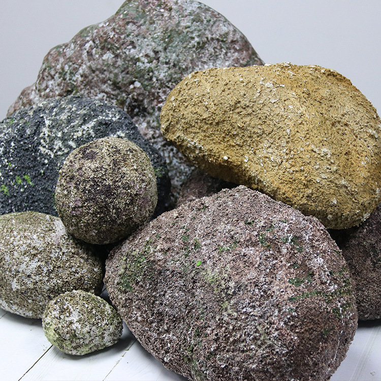 Simulation Stone Simulation Drum Moss Block Props Foam Snow Wave Stone Shooting Props Garden Rock Landscaping Stone