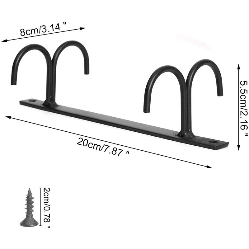 Nordic simple ear wine cup holder household kitchen cabinet mug holder upside down hanging iron coffee cup holder wine cabinet
