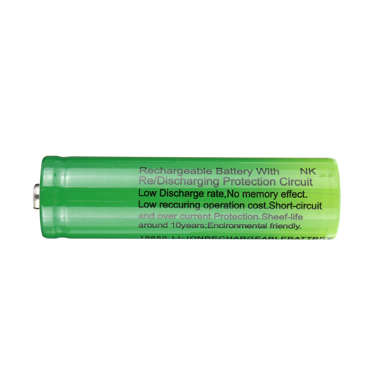 skywolfeye 18650 flashlight 3.7-4.2V rechargeable lithium battery 1200 mA 18650 lithium battery
